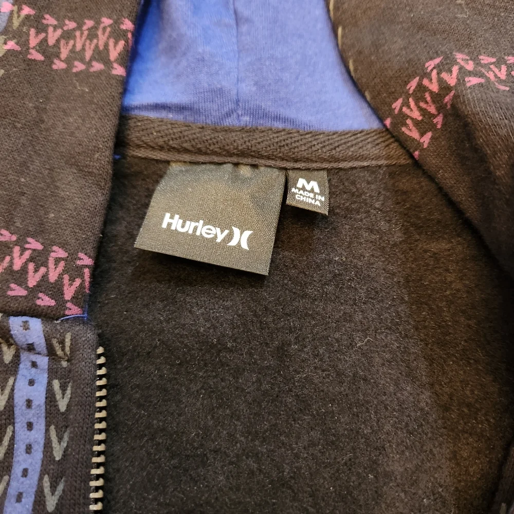 Hurley Zip Up Hooded Sweatshirt - Picture 3 of 5